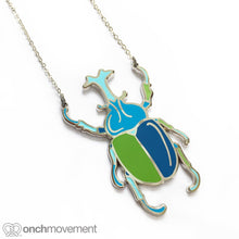 Load image into Gallery viewer, Unicorn Beetle Necklace (Clearance Sale)