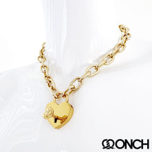 Load image into Gallery viewer, Heart Lock Necklace by ONCH *Holiday Special*