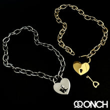 Load image into Gallery viewer, Heart Lock Necklace by ONCH *Holiday Special*