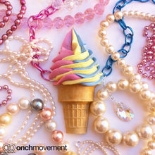 Load image into Gallery viewer, Rainbow Swirl Cone