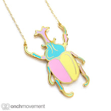 Load image into Gallery viewer, Unicorn Beetle Necklace (Clearance Sale)