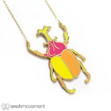 Load image into Gallery viewer, Unicorn Beetle Necklace (Clearance Sale)