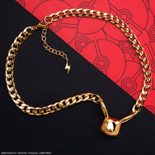 Load image into Gallery viewer, Pokémon x ONCH Gold Pikachu chunky chain necklace