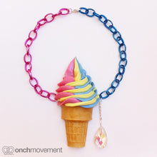 Load image into Gallery viewer, Rainbow Swirl Cone