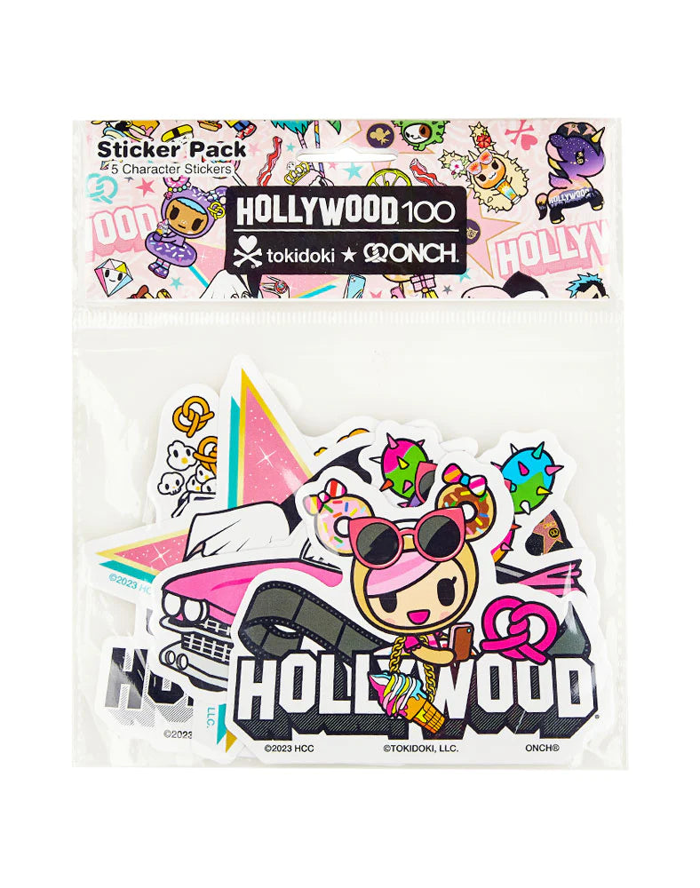 Hollywood 100 x tokidoki x ONCH Sticker Pack