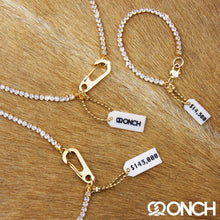 Load image into Gallery viewer, 143K Dollars Tennis Necklace (18K Gold Plated)
