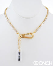 Load image into Gallery viewer, 143K Dollars Tennis Necklace (18K Gold Plated)
