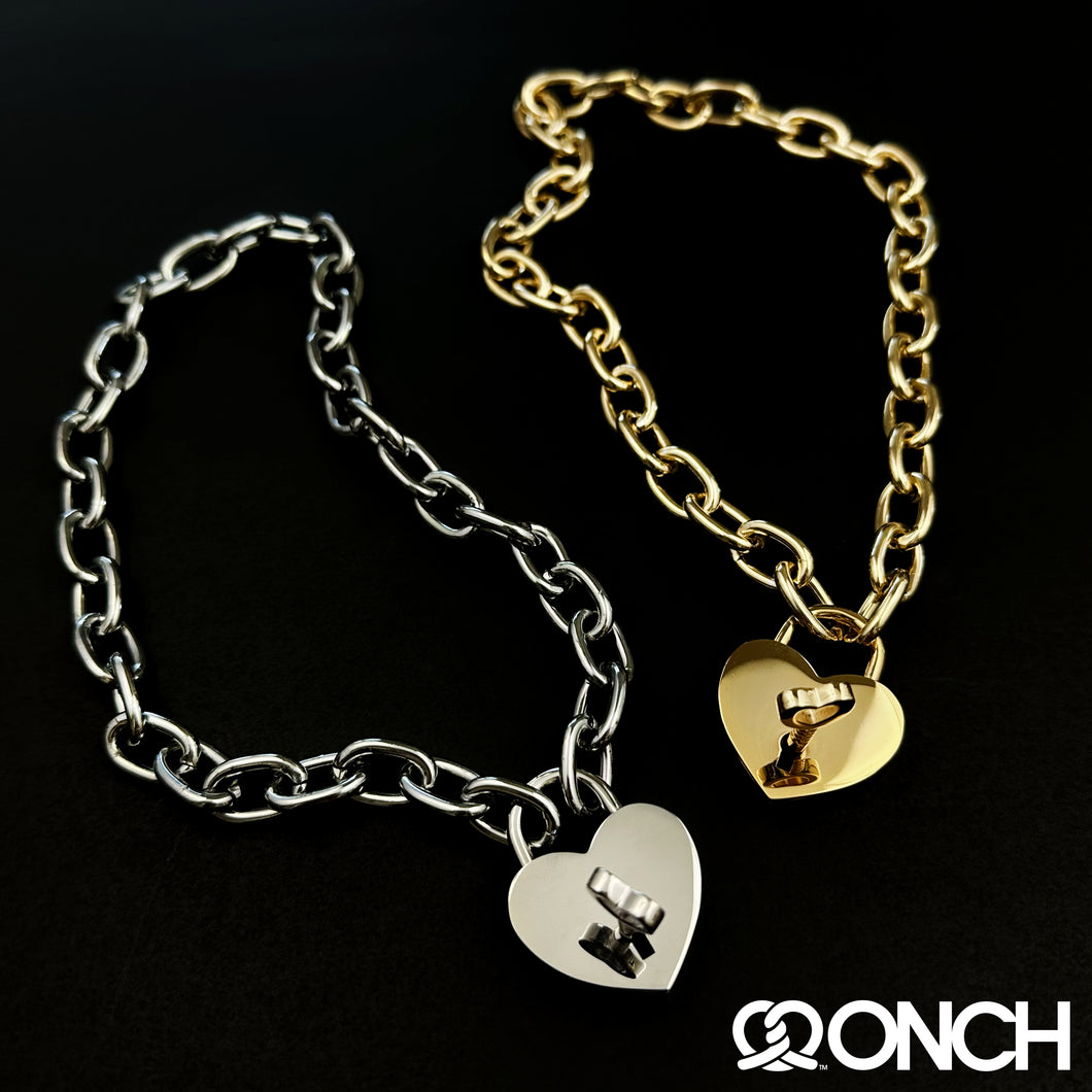 Heart Lock Necklace by ONCH *Holiday Special*