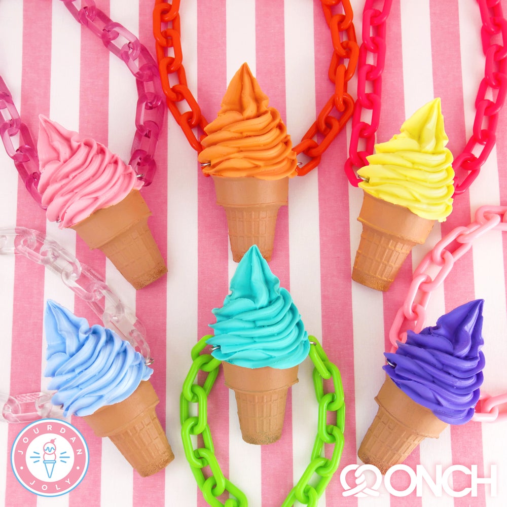 Ice cream swirl Necklace