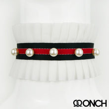 Load image into Gallery viewer, Pearl Ruffled Choker
